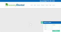 Desktop Screenshot of discoverydentalnv.com